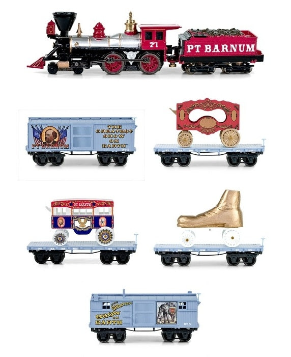 Micro-Trains 99321190 P.T. Barnum Circus N Gauge Steam Train Set