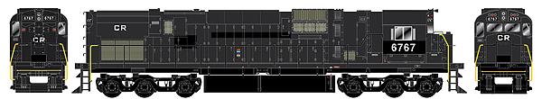 Bowser 23687 HO Scale Conrail Diesel Alco C-630 Diesel Locomotive #6767