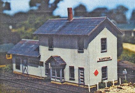 Blair Line 178 HO Scale Blairstown 2-Story Depot Laser-Cut Building Kit