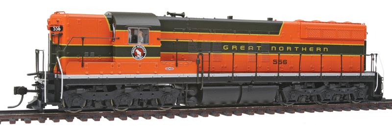 Broadway Limited 2396 HO Great Northern EMD SD7 Paragon2™ Diesel Locomotive #556
