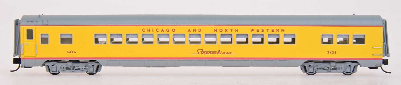 InterMountain 6612 CNW-Style 56-Seat Coach w/Interior Lights - Ready to Run