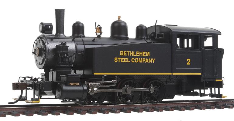 Bachmann 52101 HO Bethlehem Steel Porter 0-6-0T Side Tank Steam Loco w/DCC #2