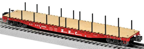 Lionel 6-19384 AT&SF PS-4 Flatcar w/Stakes