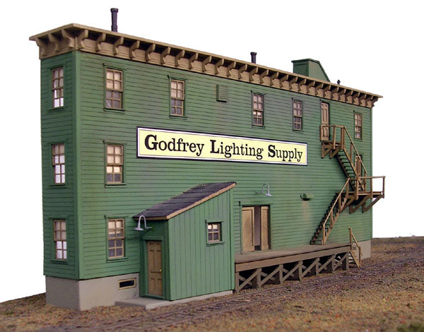 B.T.S. 17000 O Scale Godfrey Lighting Craftsman Building Kit