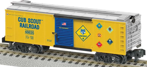 American Flyer 6-48835 S Scale Cub Scout Railroad Boxcar #48835