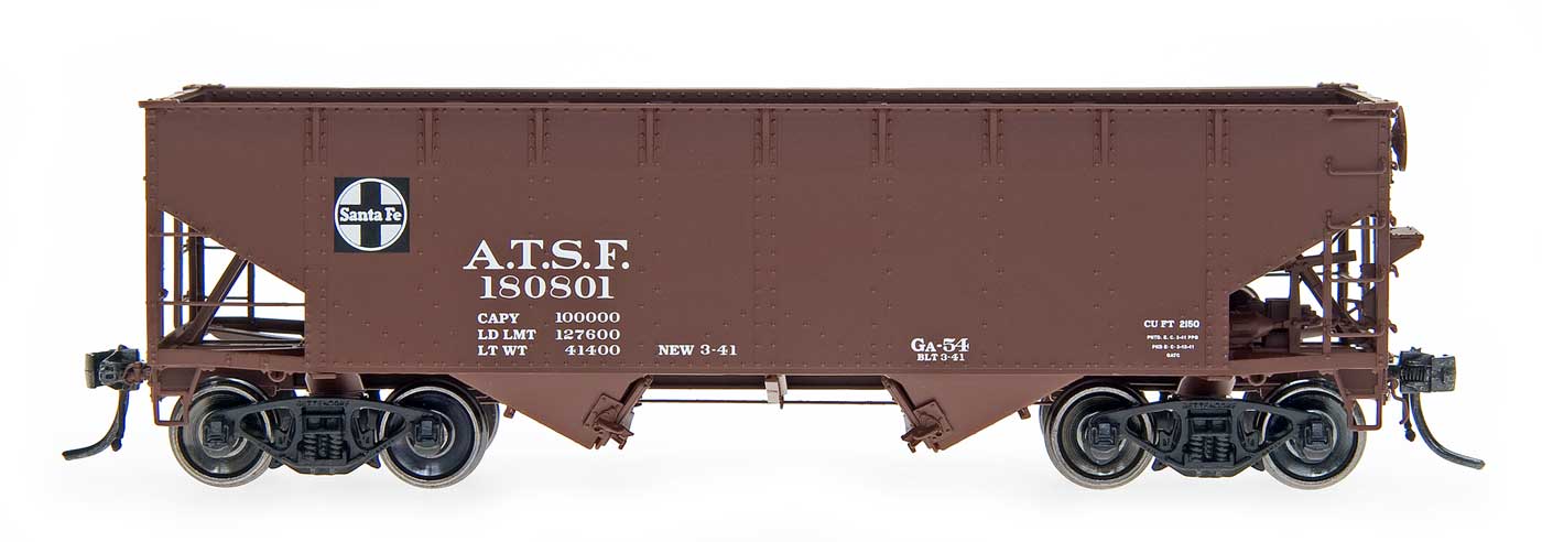 InterMountain 47150-01 HO ATSF AAR Alternate 2-Bay Open Top HopperCar #180801