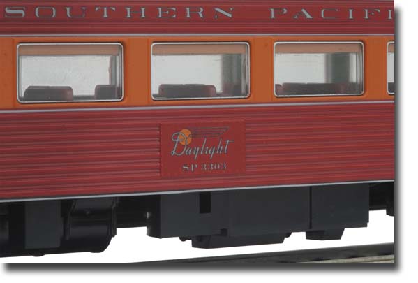 MTH 80-69035 HO Southern Pacific De-Skirted Passenger Car Set (Set