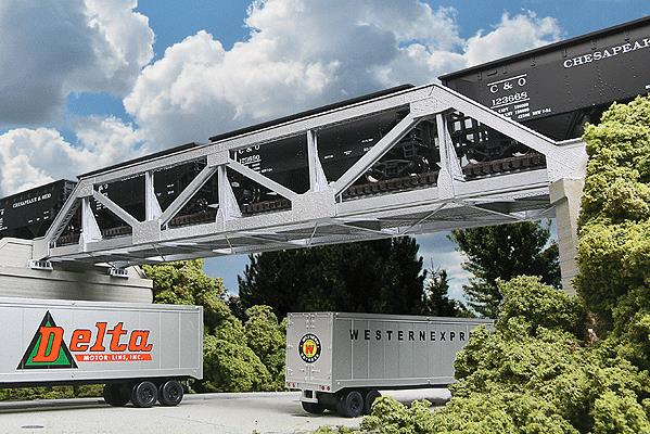 Walthers 933-4030 HO Single-Track Pony Truss Bridge Cornerstone Building Kit
