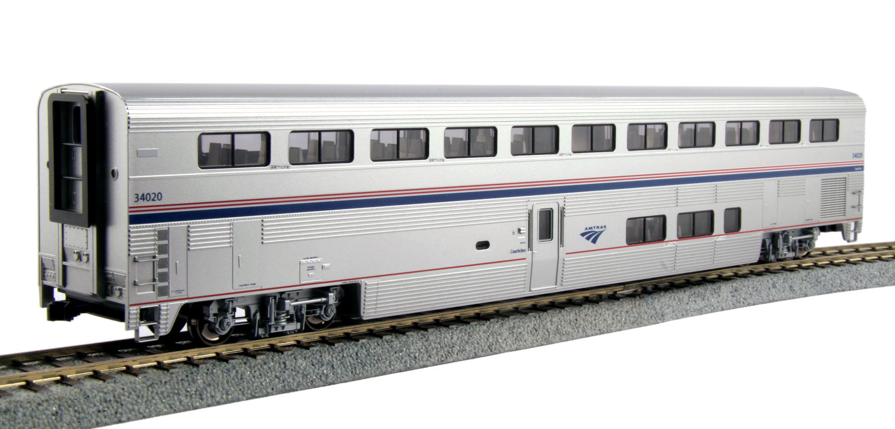 Kato 35-6054 HO Superliner Coach Amtrak PhIVb #34020