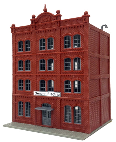 Model Power 1601 N Scale 4-Story Brick Office Building