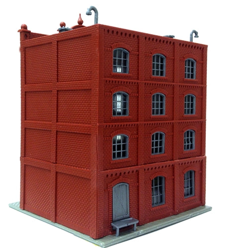 Model Power 1601 N Scale 4-Story Brick Office Building