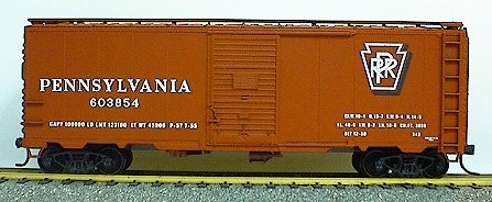 Accurail 3503 40' AAR sd stl box PRR