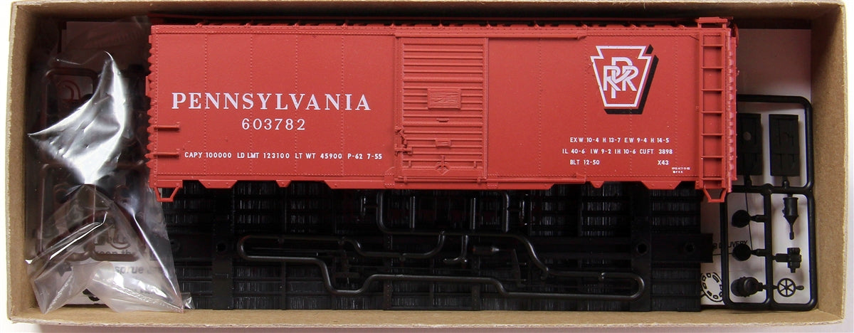 Accurail 3503 40' AAR sd stl box PRR