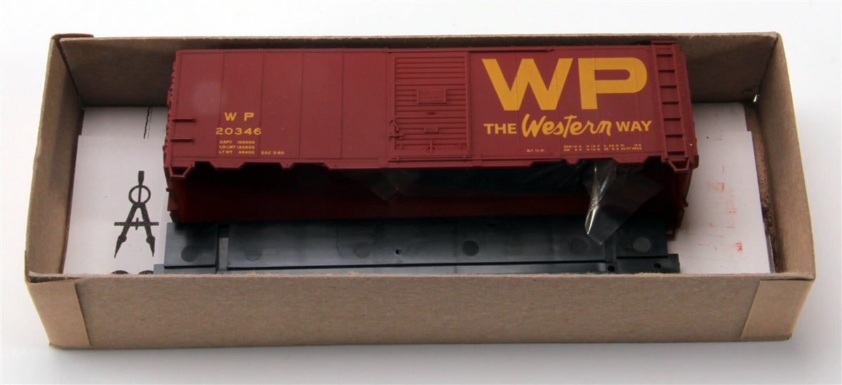 Accurail 3516 HO Scale Western Pacific AAR 40' Steel Boxcar Road #: 20346