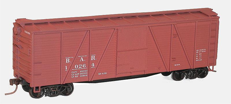 Accurail 7206 40' SS Wood Box BAR