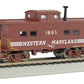 Bachmann 16809 HO Western Maryland Northeast-Style Steel Cupola Caboose #1863