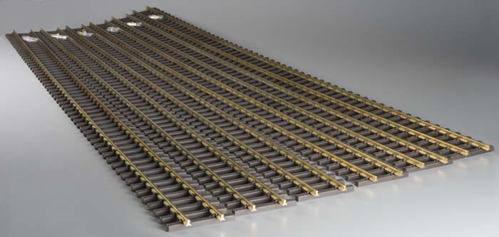 Bachmann 94660 G 5' Brass Straight Track/6pc