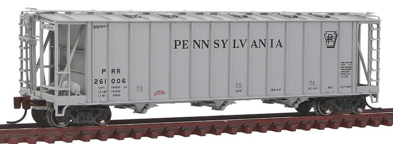 BLMA Models 16012 N Scale Pennsylvania RR Dry-Flo Covered Hopper Car #261006
