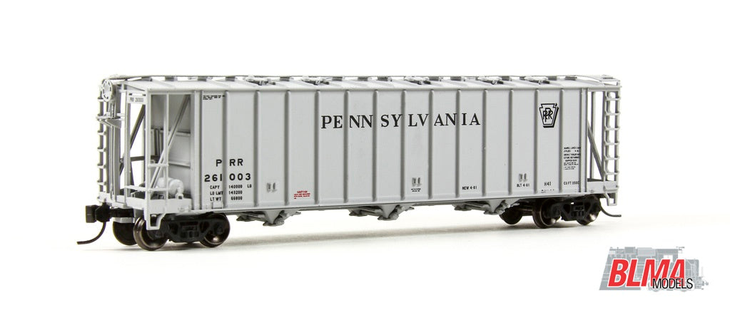 BLMA Models 16012 N Scale Pennsylvania RR Dry-Flo Covered Hopper Car #261006
