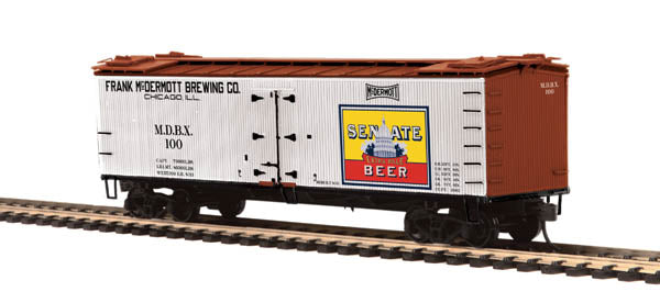MTH 80-94035 Senate Beer HO Scale R40-2 Woodside Reefer Car