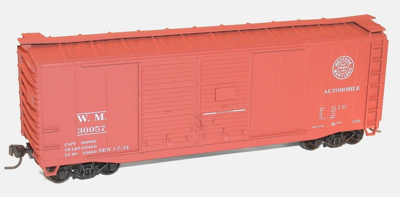 Accurail 36271 HO WM 40' DD BOXCAR