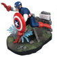 Polar Lights 856 1:8 Capain America Comic Book Scene Plastic Model Kit