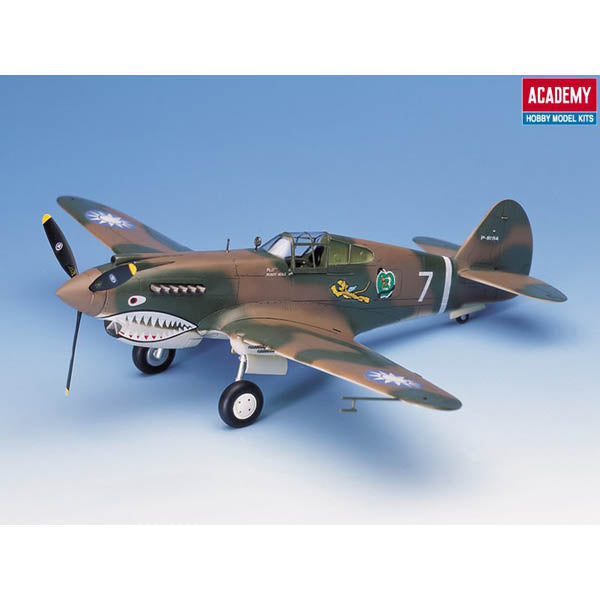 Academy 12280 1:48 P-40C Tomahawk Military Aircraft Plane Model Kit