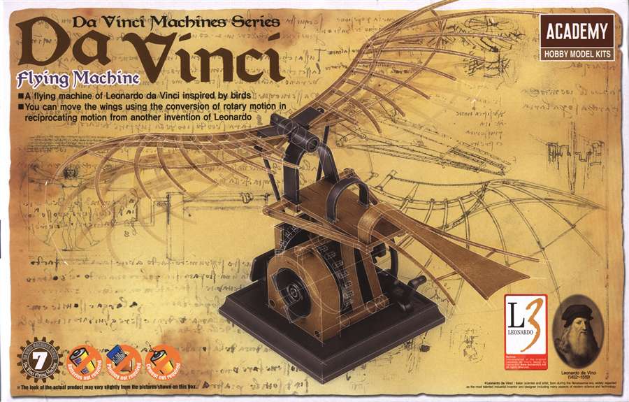 Academy 18146 Da Vinci Machines Series Flying Machine