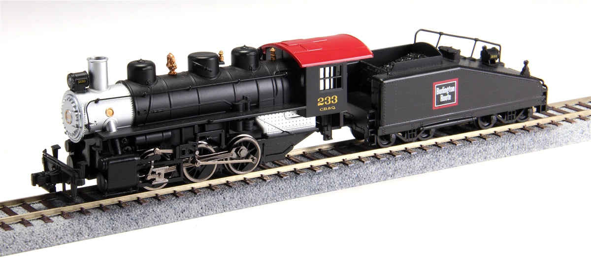 Bachmann 51607 HO CBQ USRA 0-6-0 Steam Locomotive with Slope-Back Tender#233
