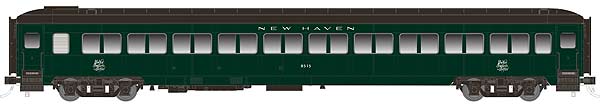 Rapido Trains 109102 HO New Haven 10-Window Smoker Coach #8521