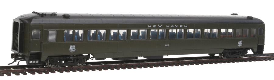 Rapido Trains 109103 HO New Haven 10-Window Smoker Coach #8507