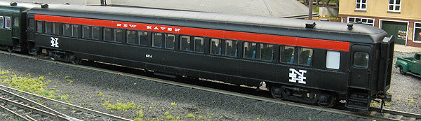 Rapido Trains 109131 HO New Haven 10-Window Coach w/ Partial Skirt #8233