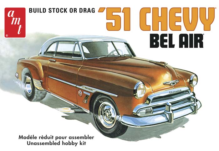 AMT 862 1:25 1951 Chevy Bel Air Plastic Model Kit