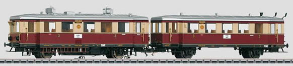 Marklin 37707 HO Scale DSG VT135/VB140 Powered 2-Car RailCar