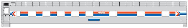 Walthers 9384 PS 10-6 Sleeper-AMT