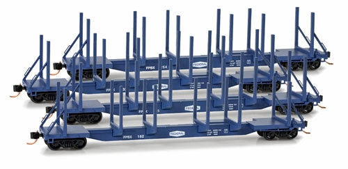 Micro-Trains 99300089 N Federal Paper 65' Log Car Runner Pack (Set of 4)
