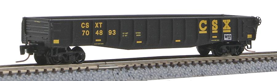Micro-Trains 99400062 Z CSX 50' Gondola 4 Car Runner Pk