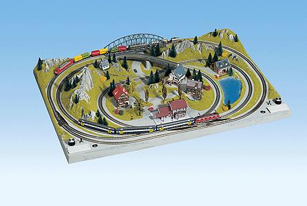 Noch 87080 Z Scale 74 x 51 x 10.5 cm Tessin Preformed Layout Board