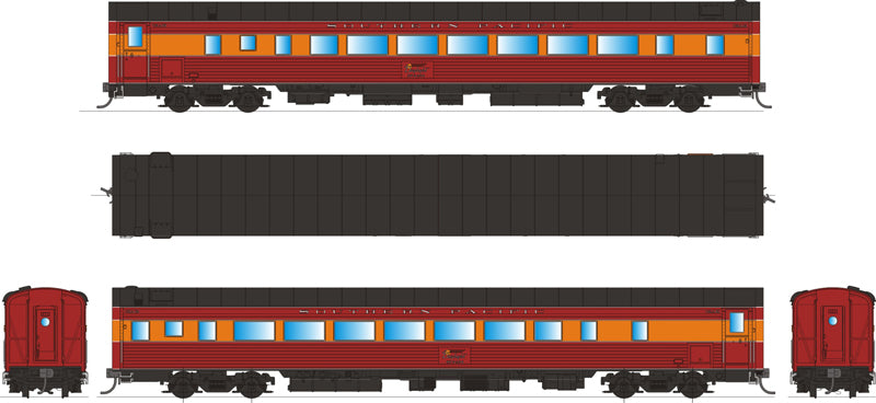 Broadway Limited 1583 HO Southern Pacific Coast Daylight Train #2486