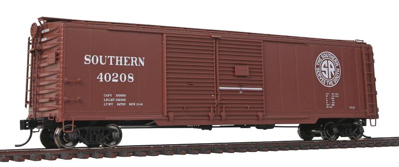 Walthers 920-101654 HO Southern Railway 50' AAR Double-Door Boxcar #40208