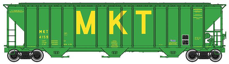 Walthers 920-106103 HO MKT 3-Bay Covered Hopper #4159