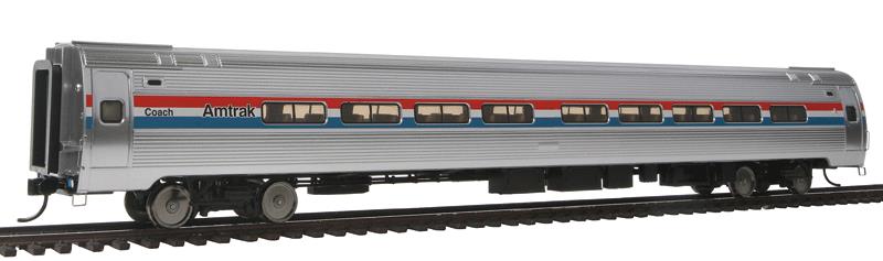 Walthers 920-12207 HO Amtrak 85' Amfleet I Phase III 84-Seat Lighted Coach - RTR