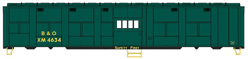Walthers 17302 Trp Conv Exp Boxcar B&O