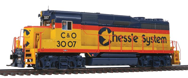 Walthers 920-48852 HO Chessie EMD GP30 Diesel Locomotive #3007 - Standard DC