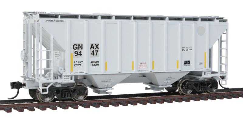 Walthers 910-7114 GNAX 37' Covered Hopper #9447