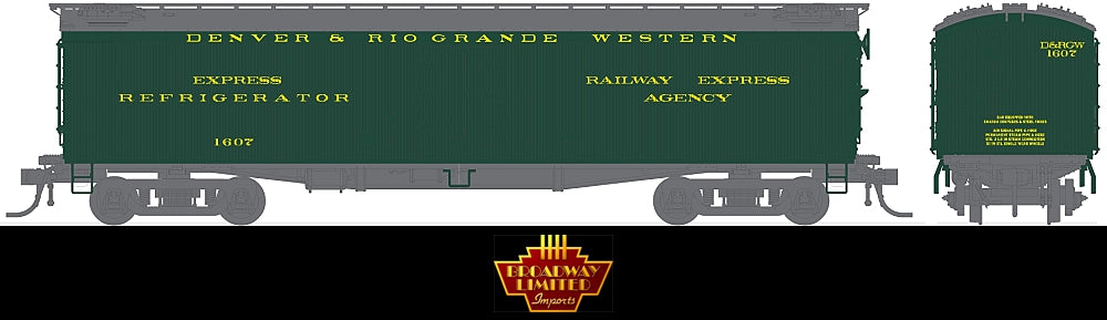Broadway Limited 1827 HO Denver & Rio Grande Western 53'6