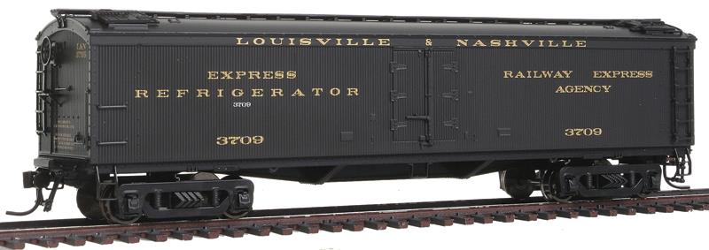 Broadway Limited 1830 HO Louisville & Nashville 53'6" Wood Express Reefer #3709