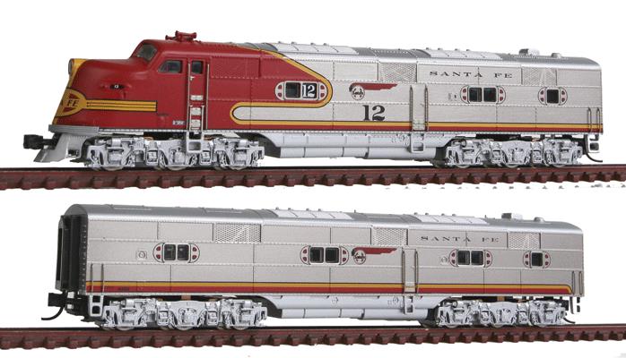 Broadway Limited 3011 N Santa Fe EMD E6A/Unpowered B Set Paragon2™ #12L,12A