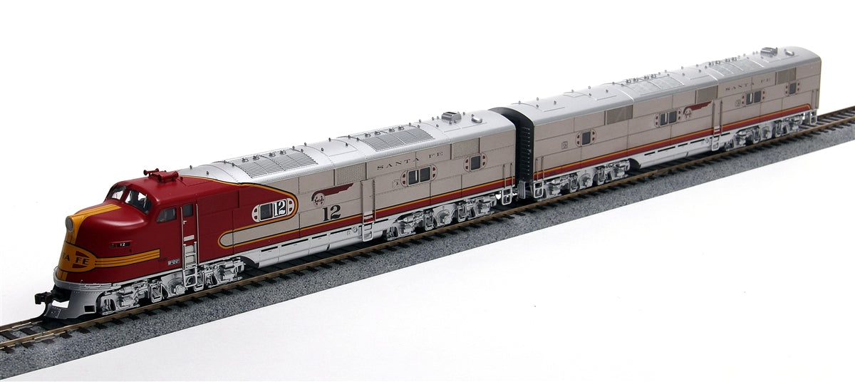Broadway Limited 3011 N Santa Fe EMD E6A/Unpowered B Set Paragon2™ #12L,12A