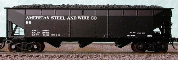 Bluford Shops 73611 70T AS&W 3-Bay Offset Hopper